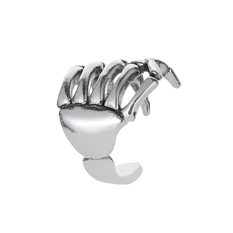 Skeleton Hand Ear Cuff Clip-On Goth Punk Jewelry 20$